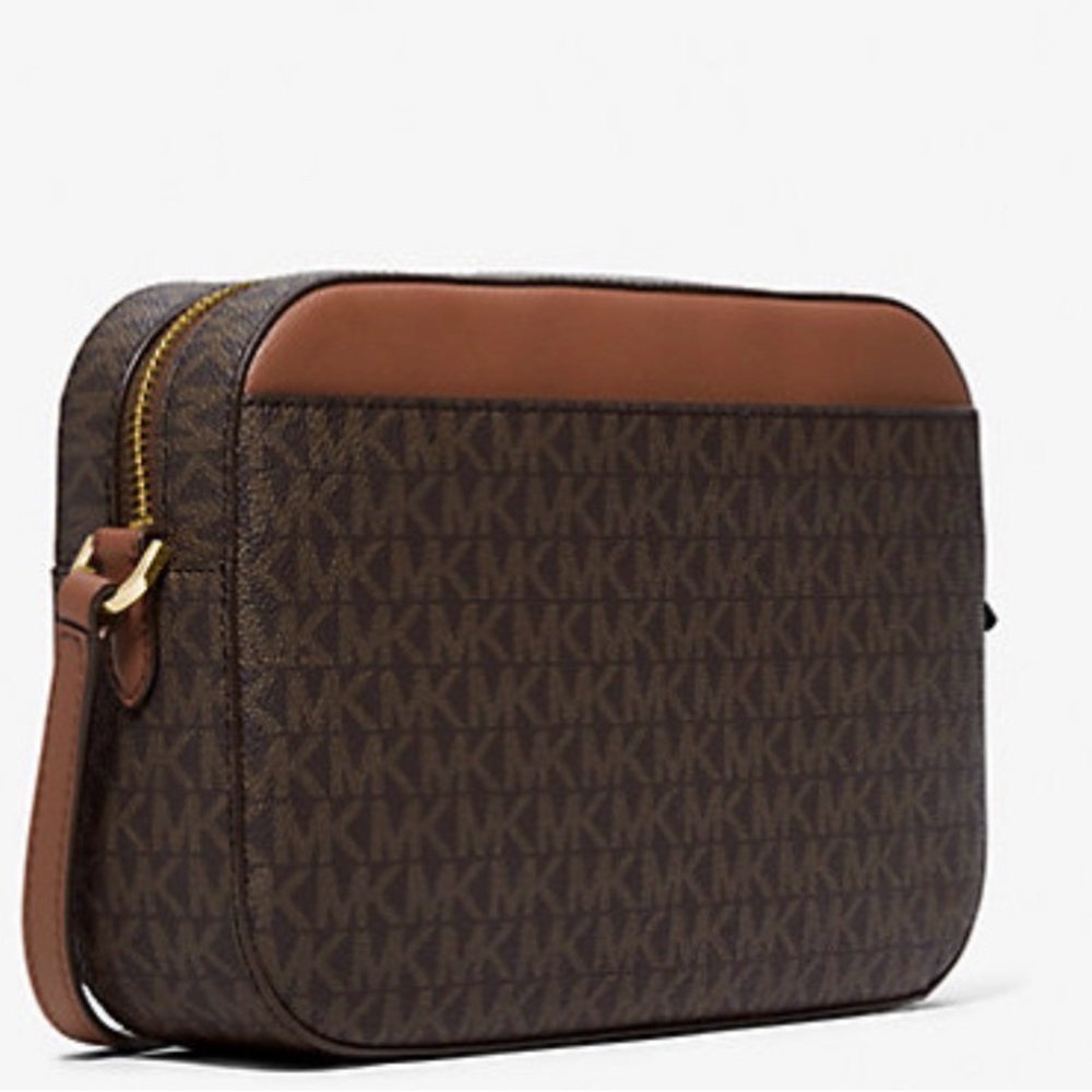 NWT Michael Kors Jet Set Large Logo Crossbody Bag
ONE SIZE BROWN - Picture 4 of 4